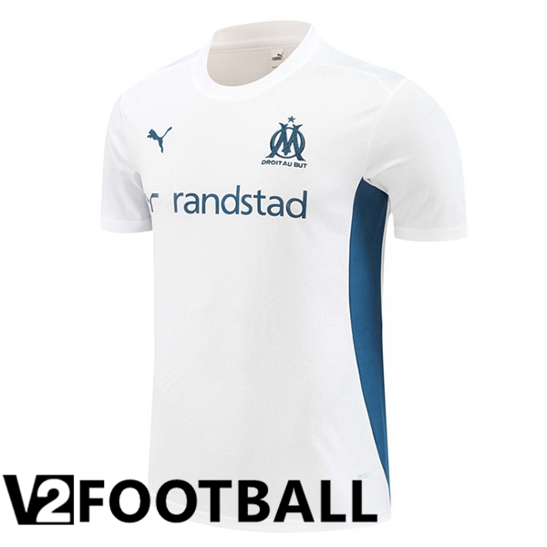 Marseille OM Training T Shirt White 2024/2025