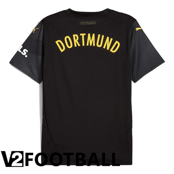 Dortmund BVB Away Soccer Shirt Black 2024/2025