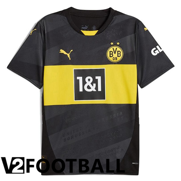 Dortmund BVB Away Soccer Shirt Black 2024/2025