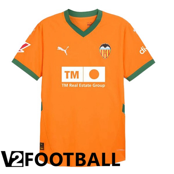 Valencia CF Third Soccer Shirt Orange 2024/2025