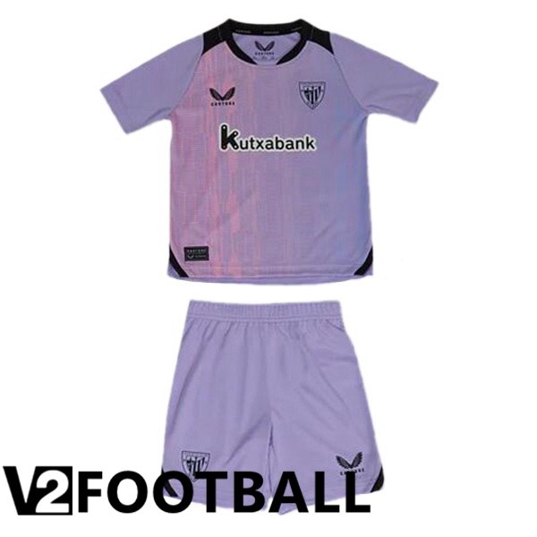 Athletic Club Kids Third Soccer Shirt Purple 2024/2025