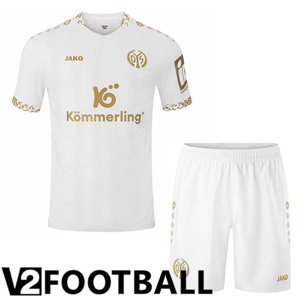 FSV Mainz 05 Kids Third Soccer Shirt White 2024/2025