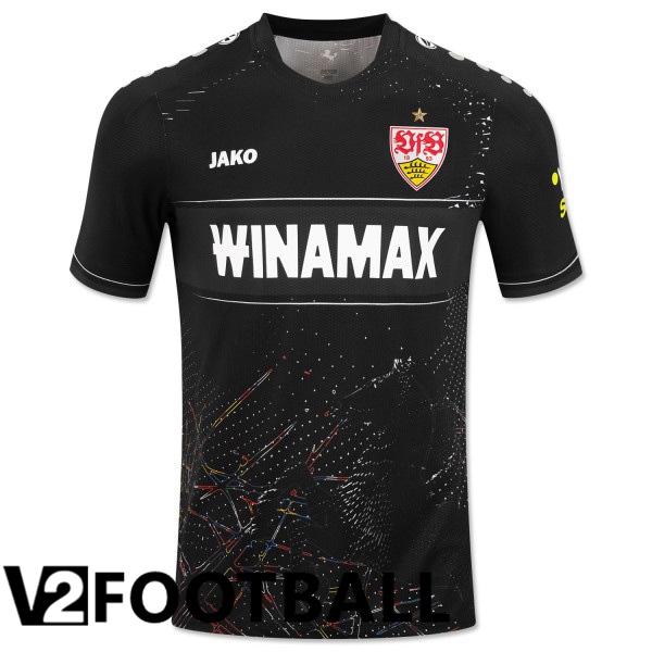 VfB Stuttgart Third Soccer Shirt Black 2024/2025