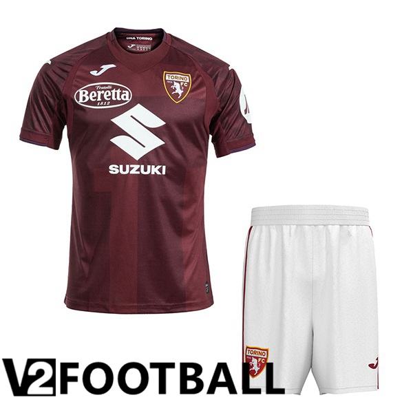 Torino FC Kids Home Soccer Shirt Red 2024/2025