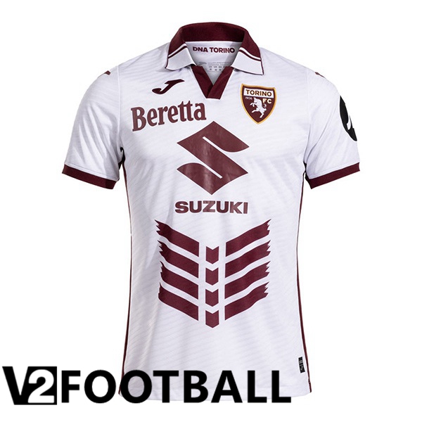 Torino FC Away Soccer Shirt White 2024/2025