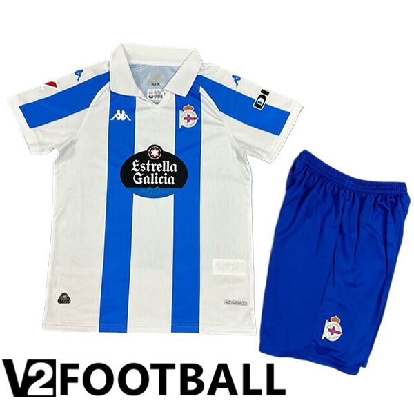 Deportivo La Coruna Kids Home Soccer Shirt 2024/2025