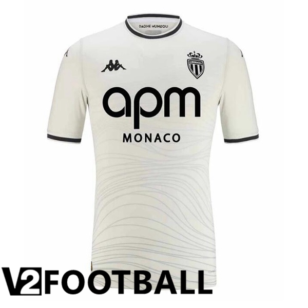 AS Monaco Third Soccer Shirt White 2024/2025