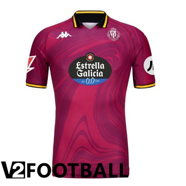 Real Valladolid Third Soccer Shirt Red 2024/2025