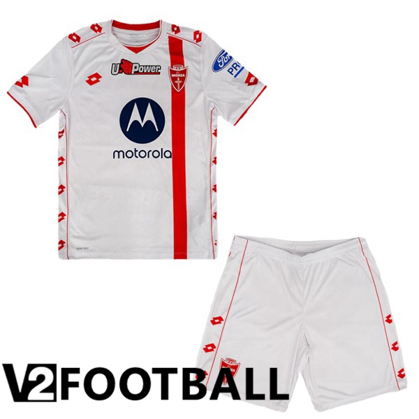 AC Monza Kids Away Soccer Shirt White 2024/2025