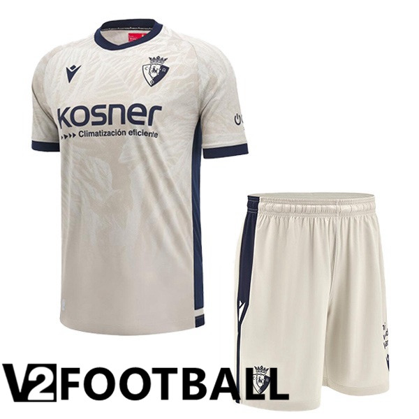 CA Osasuna Kids Away Soccer Shirt White 2024/2025