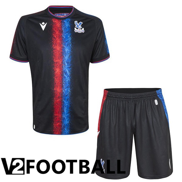 Crystal Palace Kids Third Soccer Shirt Black 2024/2025