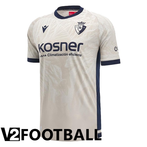 CA Osasuna Away Soccer Shirt White 2024/2025