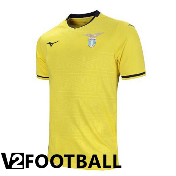 SS Lazio Away Soccer Shirt Yellow 2024/2025