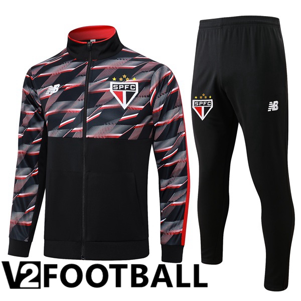 Sao Paulo FC kit Training Tracksuit - Jacket Black 2024/2025