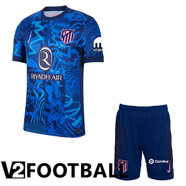 Atletico Madrid Kids Third Soccer Shirt 2024/2025