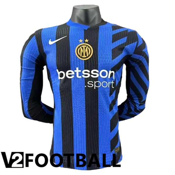 Inter Milan Long sleeve Home Soccer Shirt 2024/2025