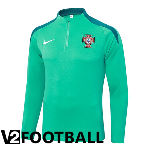 Portugal Training Sweatshirt Green 2024/2025