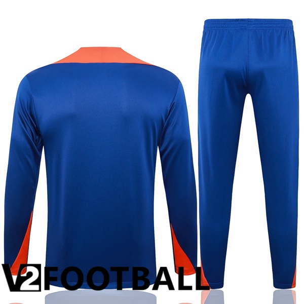 Netherlands Kids kit Training Tracksuit Blue 2024/2025