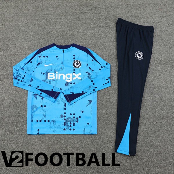 FC Chelsea Kids kit Training Tracksuit Blue 2024/2025