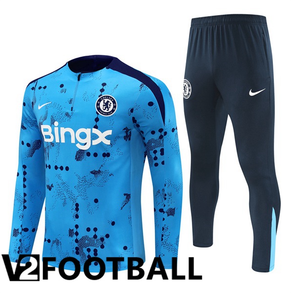 FC Chelsea Kids kit Training Tracksuit Blue 2024/2025