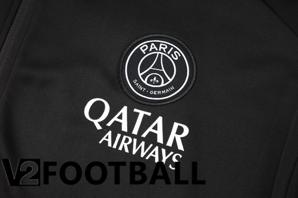 Paris PSG kit Training Tracksuit - Jacket Black 2024/2025