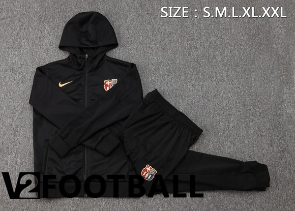 FC Barcelona Training Tracksuit - Windbreaker Black 2024/2025