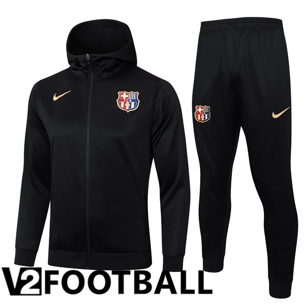 FC Barcelona Training Tracksuit - Windbreaker Black 2024/2025