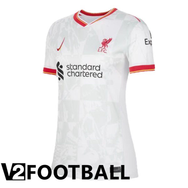 FC Liverpool Women Third Soccer Shirt White 2024/2025