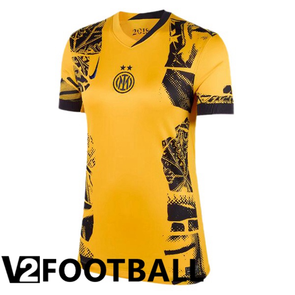 Inter Milan Women Third Soccer Shirt Yellow 2024/2025