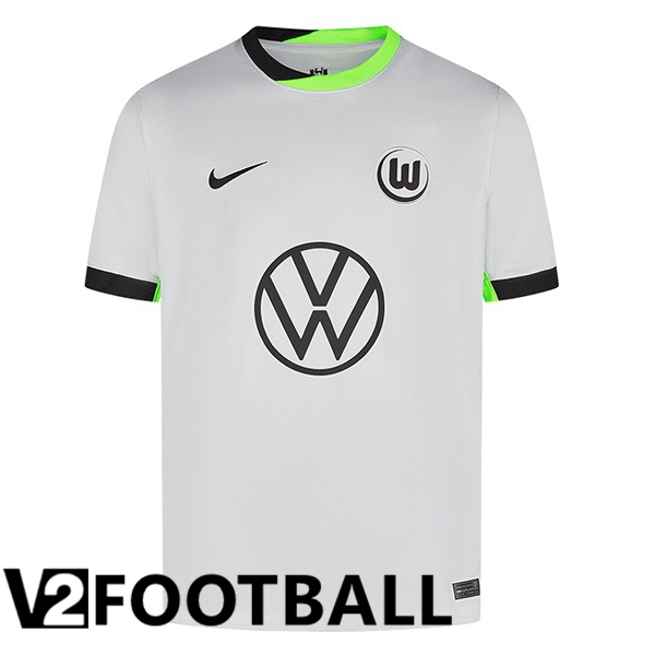 Vfl Wolfsburg Third Soccer Shirt White 2024/2025