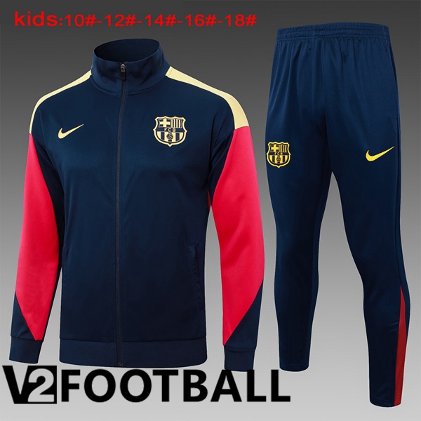 FC Barcelona Kids kit Training Tracksuit - Jacket Blue Royal 2024/2025