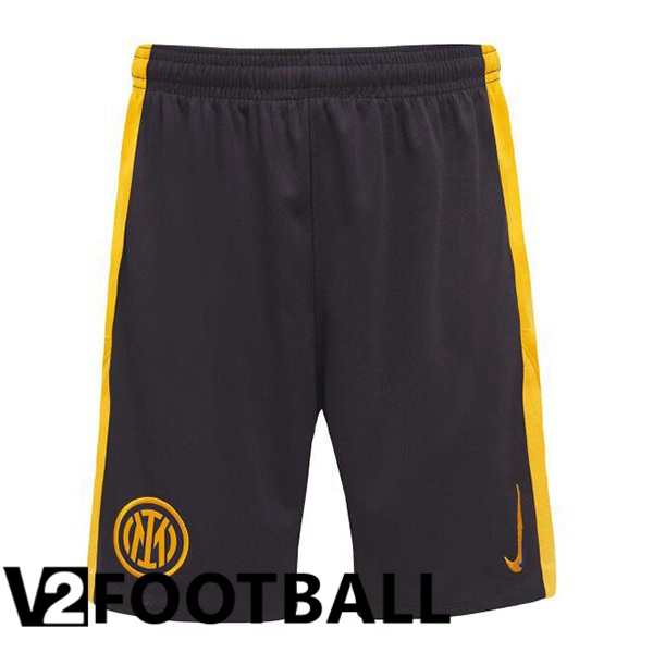 Inter Milan Third Soccer Shorts Black 2024/2025