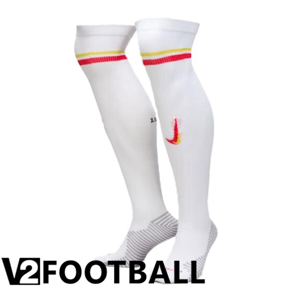 Liverpool Third Soccer Socks White 2024/2025