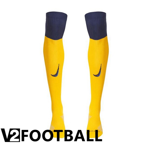 Inter Milan Third Soccer Socks Yellow 2024/2025