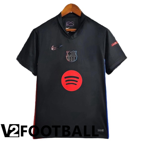 FC Barcelona Away Soccer Shirt Black 2024/2025