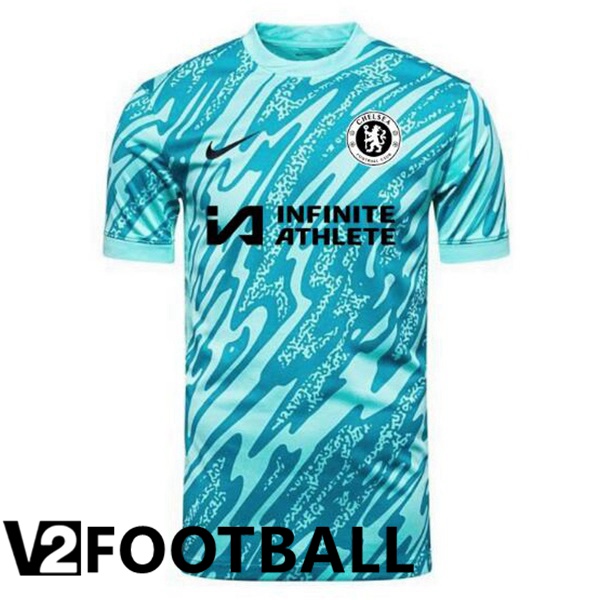 FC Chelsea Goalkeeper Soccer Shirt Blue 2024/2025