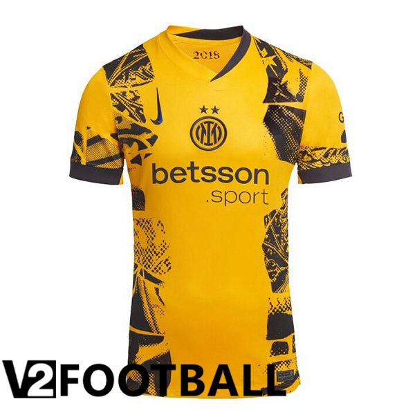 Inter Milan Third Soccer Shirt Yellow 2024/2025