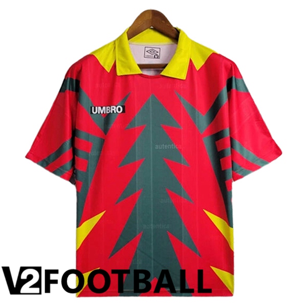 Mexico Retro Goalkeeper Soccer Shirt Red/Green 1998