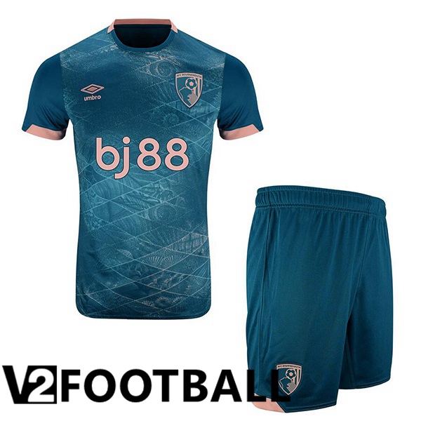 AFC Bournemouth Kids Third Soccer Shirt Blue 2024/2025