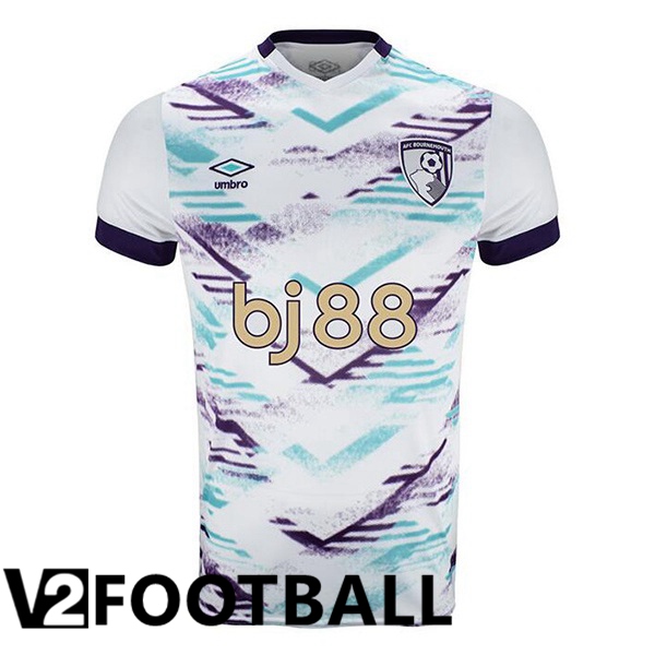 AFC Bournemouth Away Soccer Shirt White 2024/2025