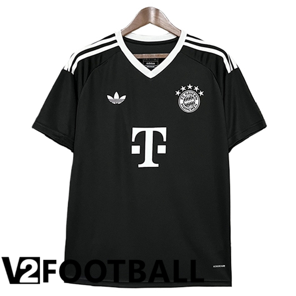 Bayern Munich Goalkeeper Soccer Shirt Black 2024/2025