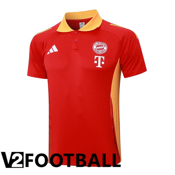 Bayern Munich Soccer Polo Red 2024/2025