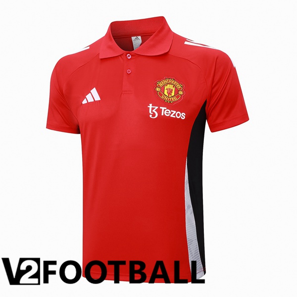 Manchester United Soccer Polo Red 2024/2025