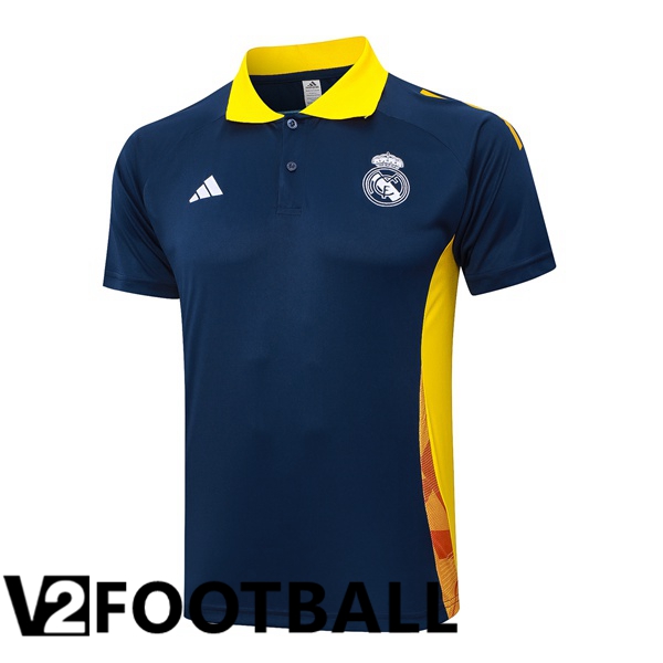 Real Madrid Soccer Polo Blue Royal 2024/2025