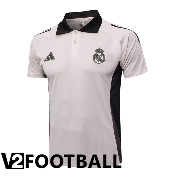 Real Madrid Soccer Polo Grey 2024/2025