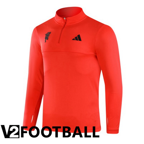 Manchester United Training Sweatshirt Red 2024/2025