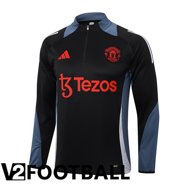 Manchester United Training Sweatshirt Black 2024/2025