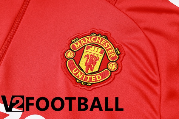 Manchester United kit Training Tracksuit Red 2024/2025