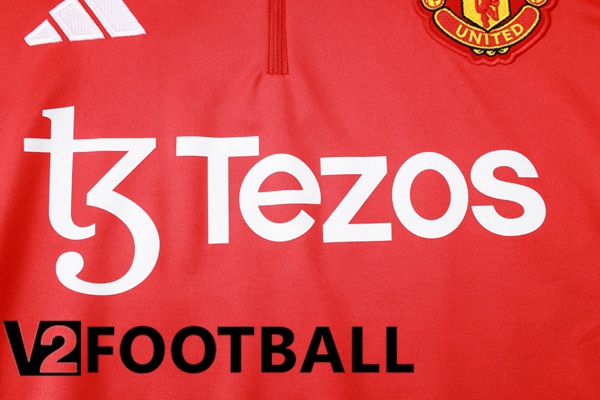 Manchester United kit Training Tracksuit Red 2024/2025