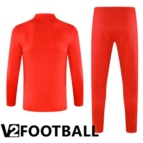 Manchester United kit Training Tracksuit Red 2024/2025